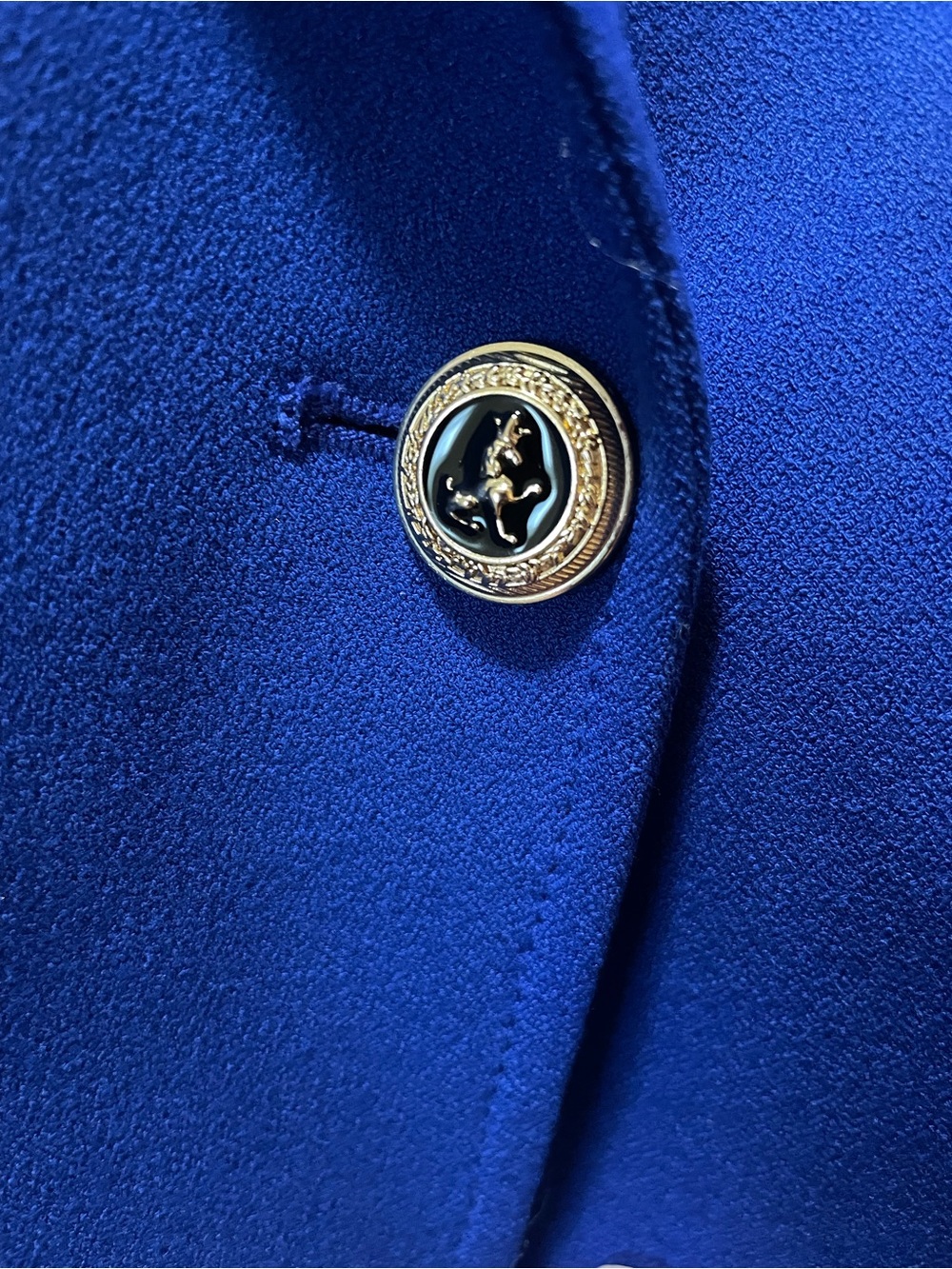 ZARA Double Breasted Blue Blazer size XL - Picture 9 of 9